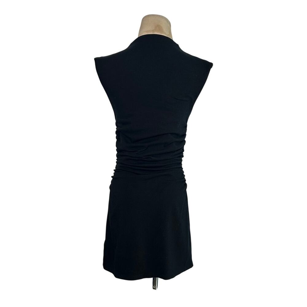 Wild Fable black mock neck cap sleeves mini dress size Small - Picture 13 of 14